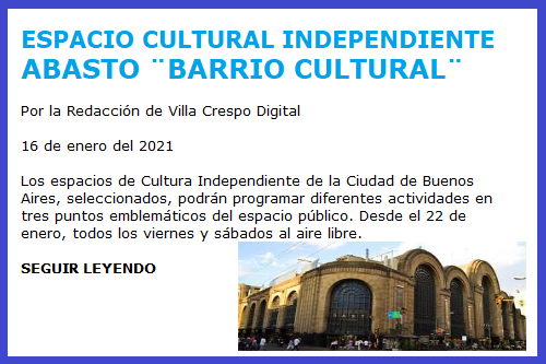 ESPACIO CULTURAL ABASTO